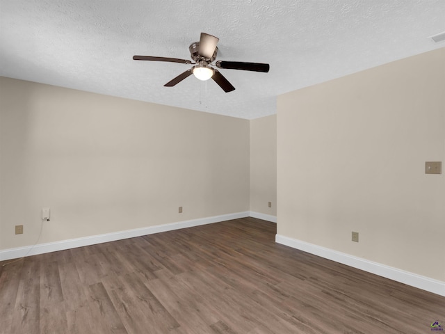 434 Barnes Rd, Jackson, GA 30233 - unfurnished room featuring wood finished floors, ceiling fan, and a textured ceiling