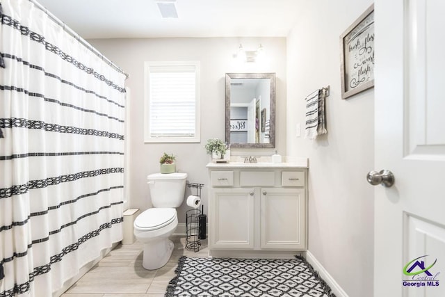 306 Gibson Cir, Kathleen, GA 31047 - full bathroom with vanity and a shower with shower curtain