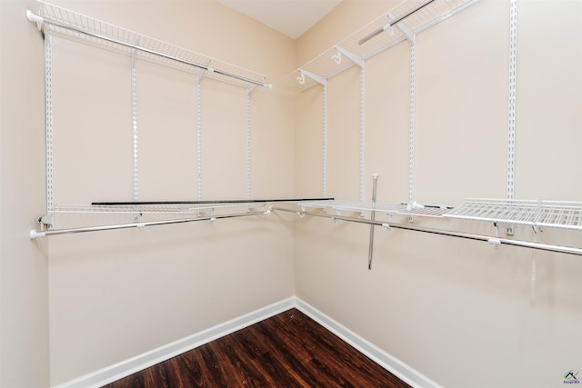 202 Stafford Beach Dr, Byron, GA 31008 - spacious closet with dark wood-style flooring