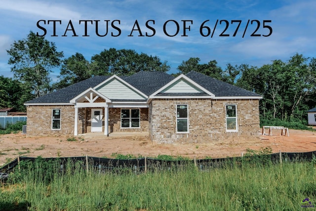 328 Browning Pointe Rd, Macon, GA 31216 - view of front facade featuring brick siding and roof with shingles