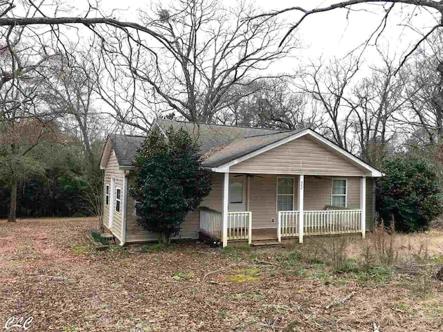 bungalow-style home with a porch