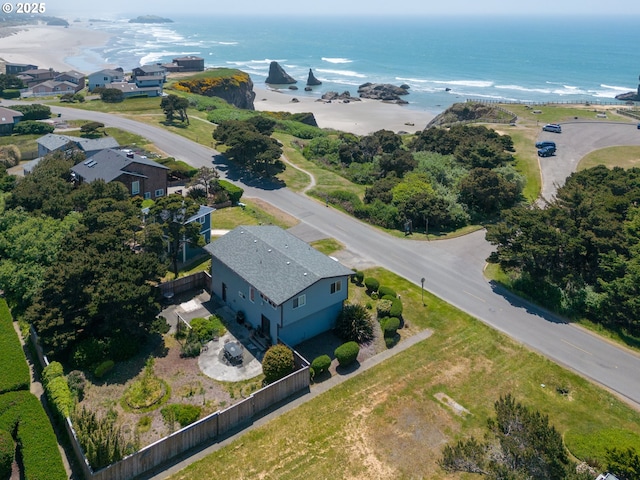 2131 Beach Loop Dr, Bandon, OR 97411 - birds eye view of property featuring a water view