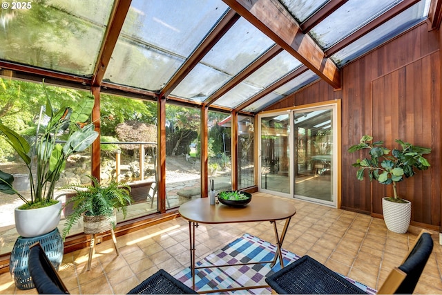 602 SE 130th Ct, Vancouver, WA 98683 - unfurnished sunroom featuring lofted ceiling and healthy amount of natural light