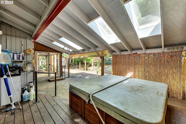 602 SE 130th Ct, Vancouver, WA 98683 - wooden terrace with a hot tub