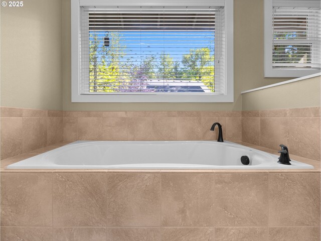 64911 E Mountain Meadow Ln, Rhododendron, OR 97049 - full bath with plenty of natural light and a garden tub