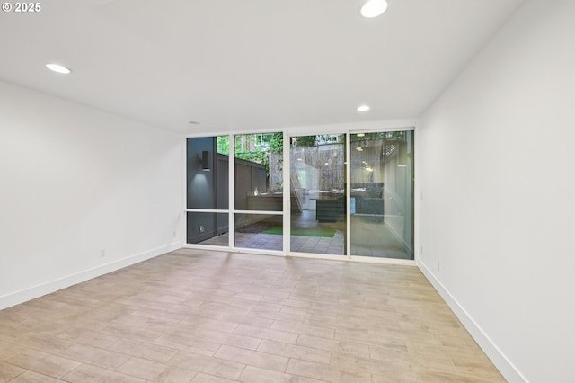 668 Mcvey Ave Unit 83, Lake Oswego, OR 97034 - spare room featuring recessed lighting and wood finished floors
