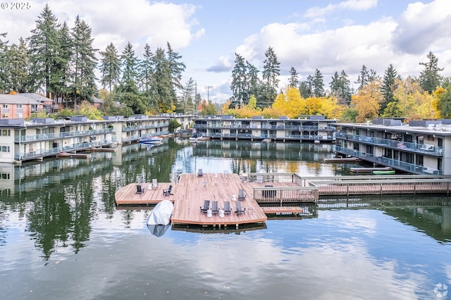 668 Mcvey Ave Unit 83, Lake Oswego, OR 97034 - dock area featuring a water view