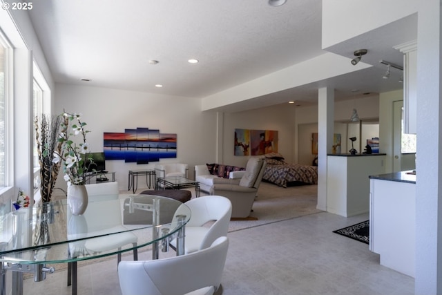 62482 Canyon Creek Ln, Canyon City, OR 97820 - living room with light flooring and recessed lighting