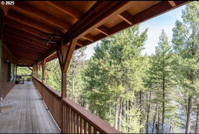 62482 Canyon Creek Ln, Canyon City, OR 97820 - view of wooden terrace