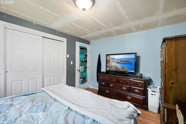 3712 NE 60th Ave, Vancouver, WA 98661 - bedroom featuring wood finished floors and a closet