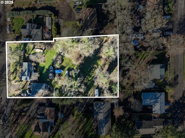 17770 SE Cook St, Milwaukie, OR 97267 - aerial view of property and surrounding area featuring property parcel outlined