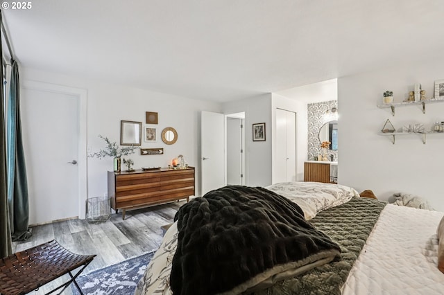 243 Cervantes, Lake Oswego, OR 97035 - bedroom featuring wood finished floors and connected bathroom