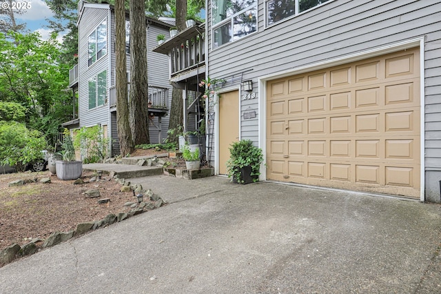 243 Cervantes, Lake Oswego, OR 97035 - property entrance featuring driveway and a garage