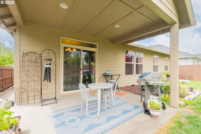 11201 NE 127th Ave, Vancouver, WA 98682 - view of patio featuring fence and grilling area