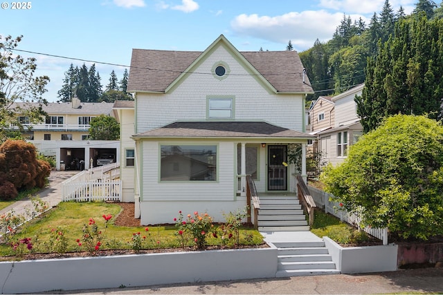 322 W C St, Rainier, OR 97048 - view of victorian house
