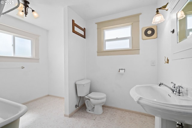 322 W C St, Rainier, OR 97048 - bathroom with toilet and a sink
