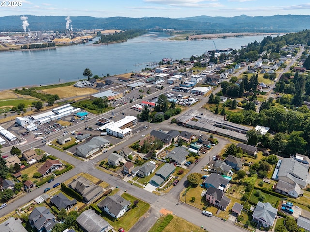 322 W C St, Rainier, OR 97048 - view of property location featuring a water and mountain view