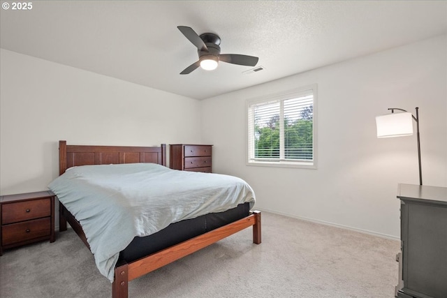 11716 NE 42nd Ct, Vancouver, WA 98686 - bedroom featuring light colored carpet, ceiling fan, and baseboards