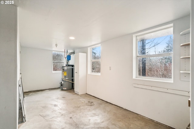 interior space with water heater