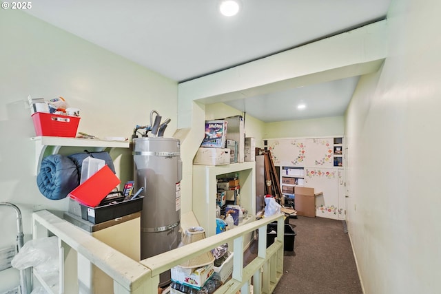 1366 Lakeshore Dr, Coos Bay, OR 97420 - hall featuring carpet floors and recessed lighting