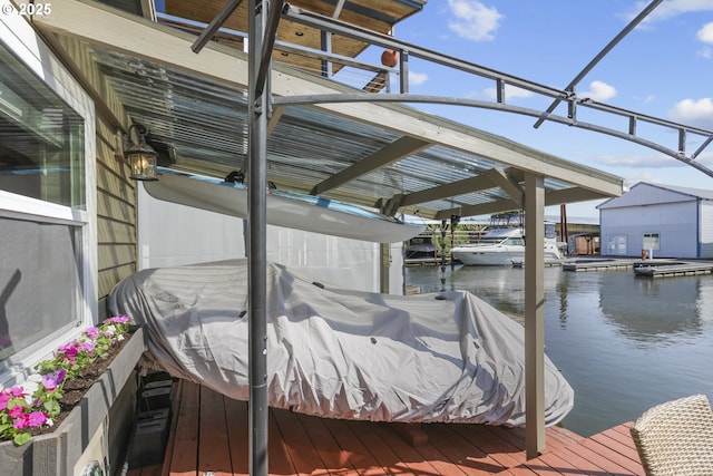 50990 Dike Rd Unit B3, Scappoose, OR 97056 - dock area with a water view