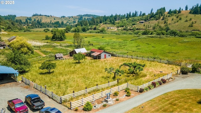 96863 Sitkum Ln, Myrtle Point, OR 97458 - overview of rural landscape with agricultural land