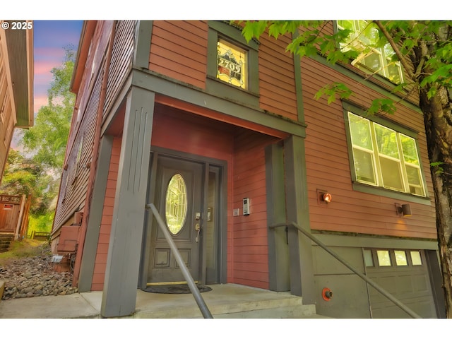view of entrance to property