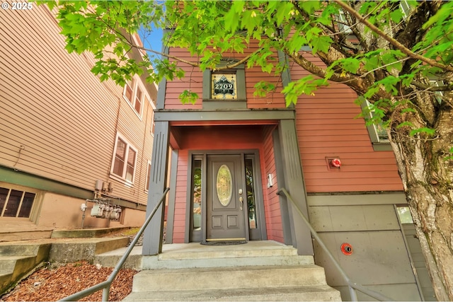 2709 SW 2nd Ave Unit 201, Portland, OR 97201 - townhome / multi-family property with a garage and driveway