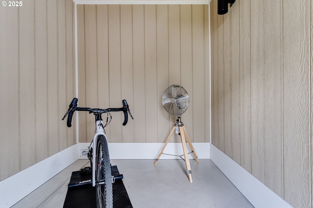 view of exercise room
