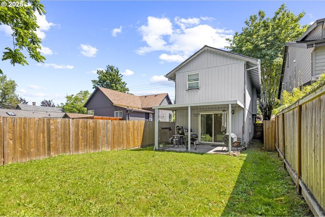 9206 N Smith St, Portland, OR 97203 - rear view of house featuring a patio area