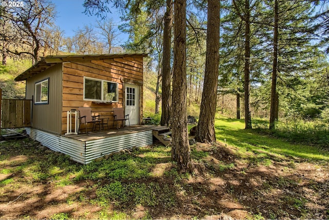 625 Wilson Rd, Mosier, OR 97040 - view of outbuilding featuring an outdoor structure and fence