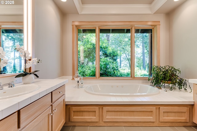 2405 Blacktail Dr, Eugene, OR 97405 - full bathroom with vanity and a bath
