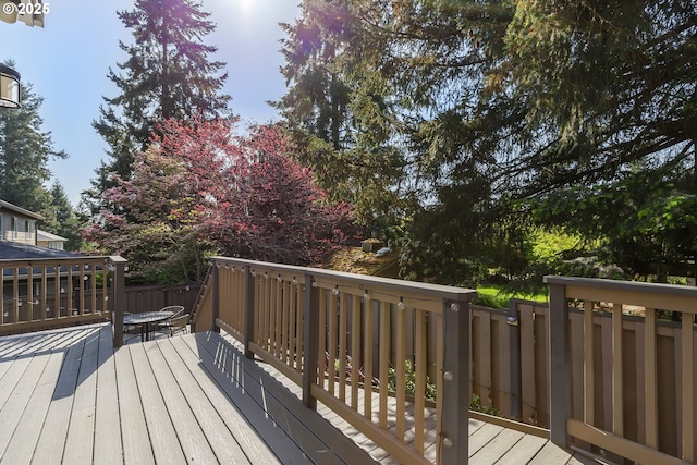 view of deck