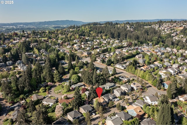 birds eye view of property featuring a residential view