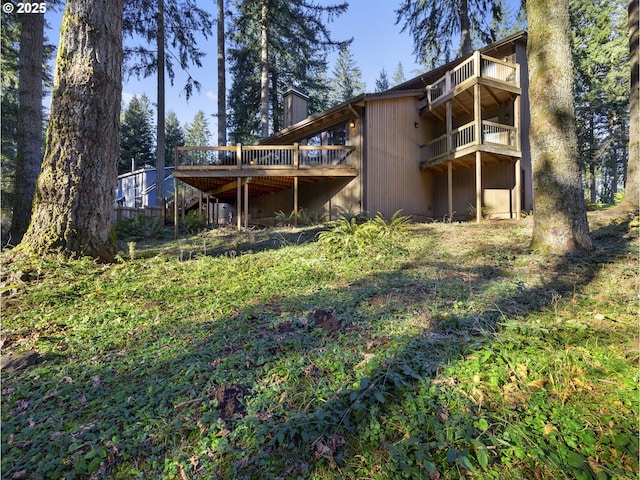 view of rear view of house