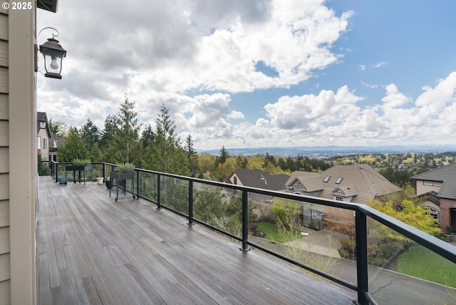 2640 NW Birkendene St, Portland, OR 97229 - view of wooden terrace