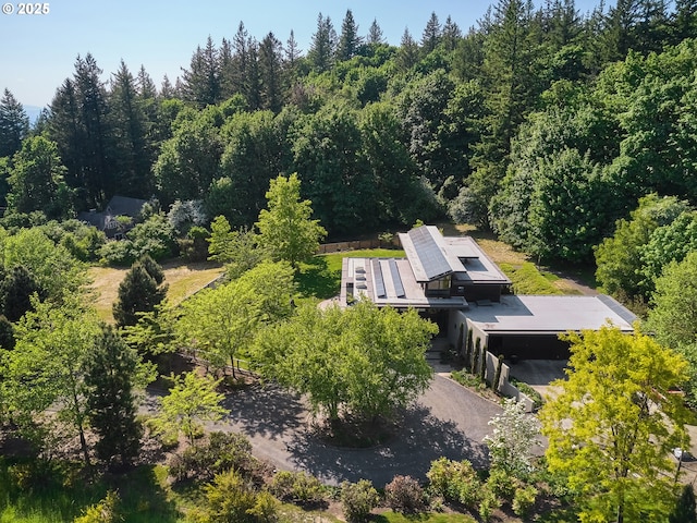 448 NW Skyline Blvd, Portland, OR 97229 - view from above of property with a heavily wooded area