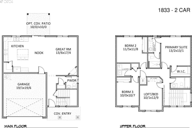 18615 NE 41st Pl Lot 288, Vancouver, WA 98686 - floor plan