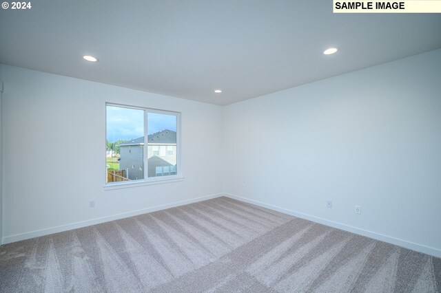 18615 NE 41st Pl Lot 288, Vancouver, WA 98686 - empty room with recessed lighting, carpet floors, and baseboards