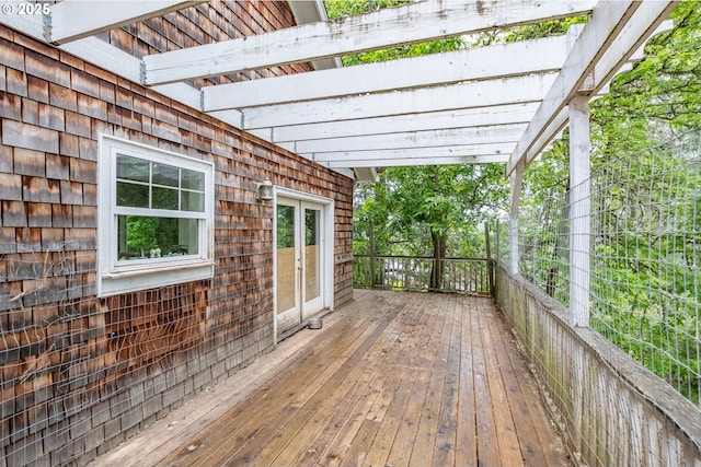 895 Pine Forest Dr, Eugene, OR 97405 - deck with a pergola and french doors