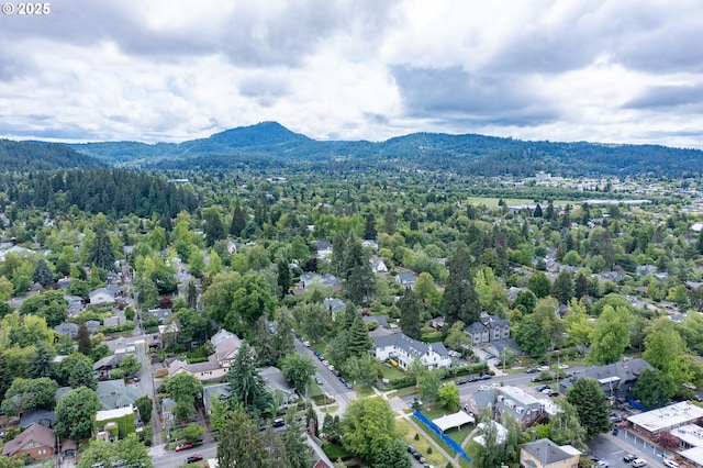 895 Pine Forest Dr, Eugene, OR 97405 - aerial perspective of suburban area featuring a mountain backdrop