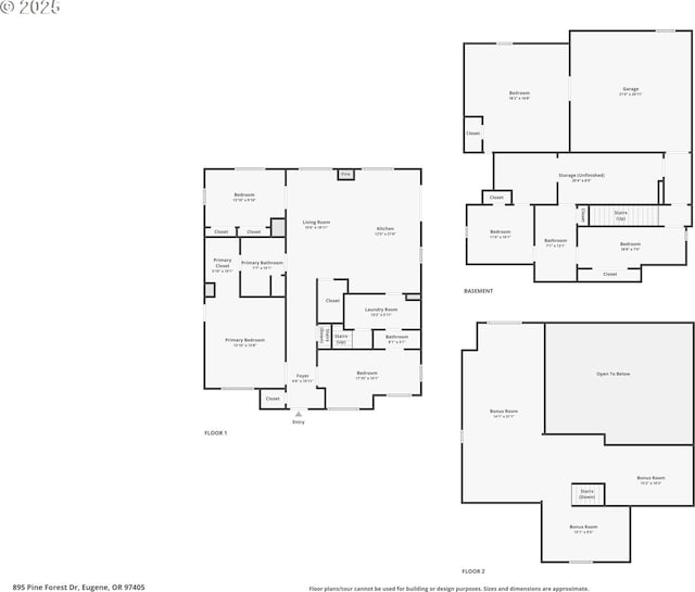 895 Pine Forest Dr, Eugene, OR 97405 - property floor plan