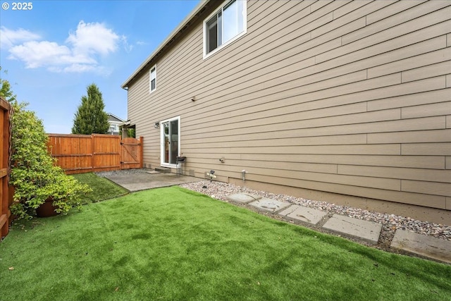 2103 SE 18th Aly, Gresham, OR 97080 - back of property with a fenced backyard, a gate, and a patio area