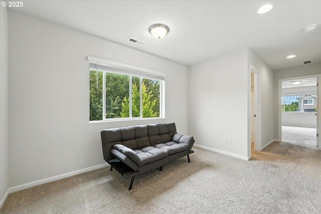 2103 SE 18th Aly, Gresham, OR 97080 - sitting room featuring plenty of natural light, carpet floors, and recessed lighting