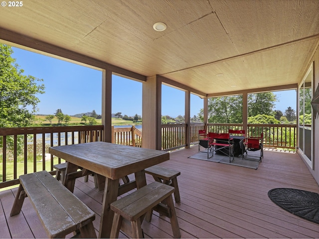 90637 Lewis Rd, Warrenton, OR 97146 - deck with outdoor dining area