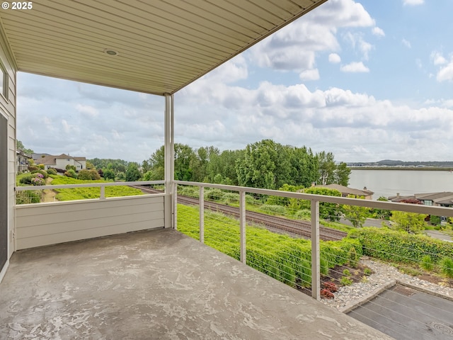 6903 SE Riverside Dr Unit 20, Vancouver, WA 98664 - view of patio / terrace featuring a water view