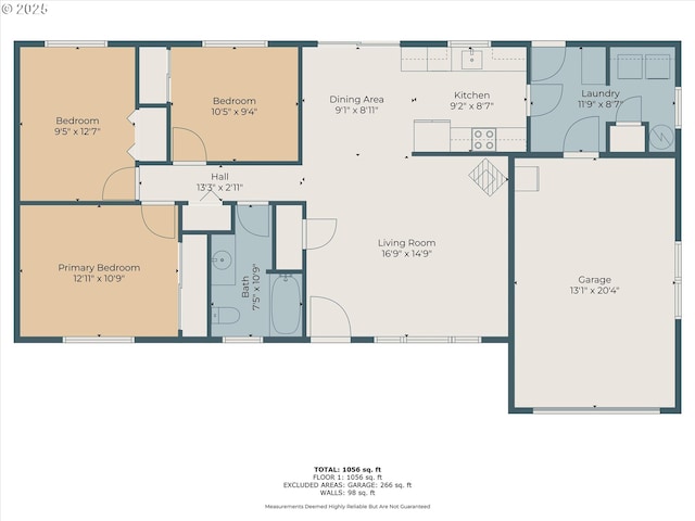 1220 Baker St, Baker City, OR 97814 - floor plan / room layout