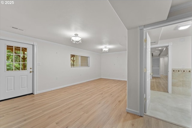 9150 SW Salmon St, Portland, OR 97225 - spare room featuring light wood-style flooring and baseboards
