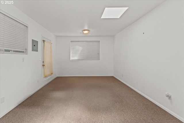 9150 SW Salmon St, Portland, OR 97225 - spare room featuring carpet flooring and electric panel