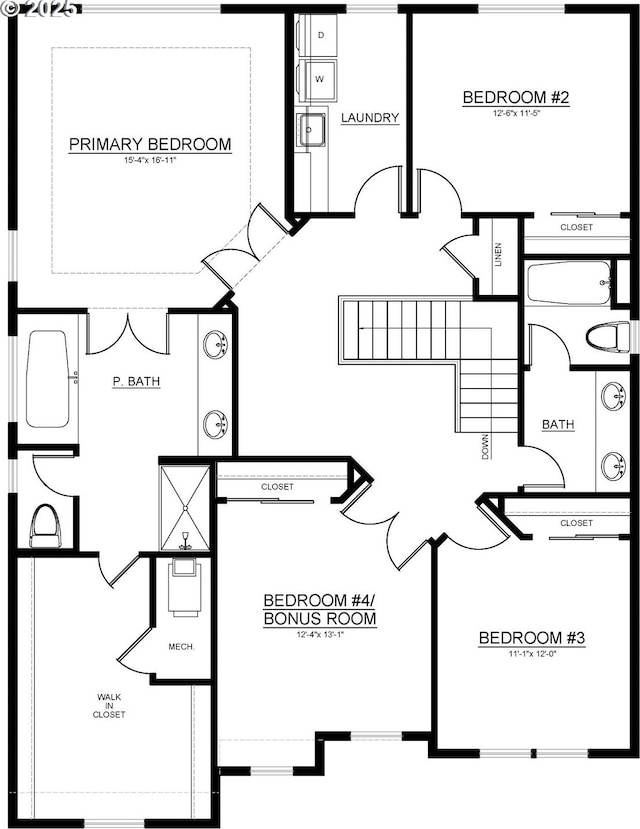 17641 NW Layla Dr, Portland, OR 97229 - home floor plan